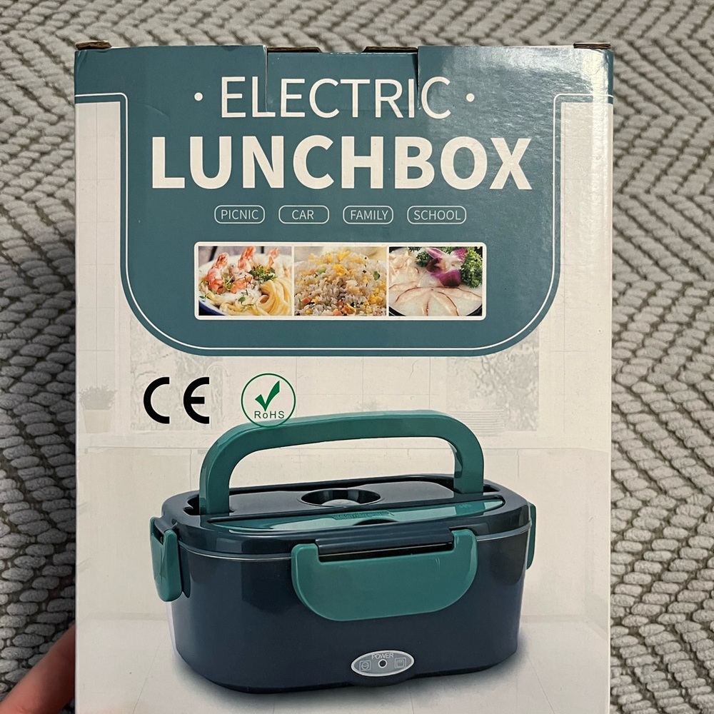 Electric Lunchbox with Teal Accents